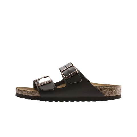 Birkenstock Arizona Natural Leather Dark Brown