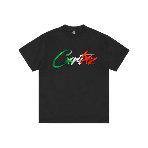 Corteiz Allstarz Italia Tee Black