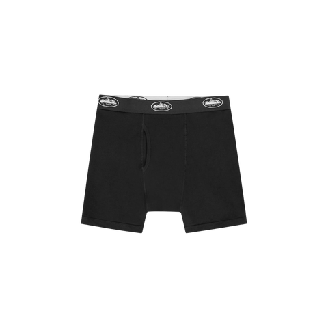 Corteiz Black Alcatraz Boxers (3-Pack)