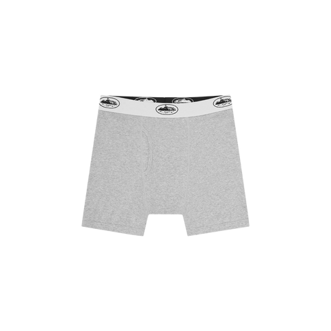 Corteiz Grey Alcatraz Boxers (3-Pack)
