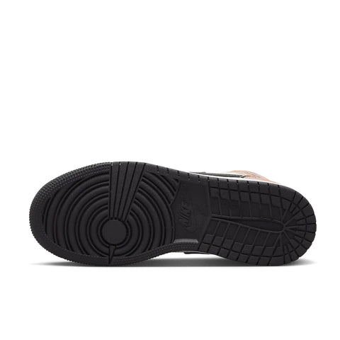 Jordan 1 Mid SE Orange Suede (GS)