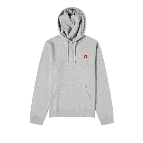 Wood Wood Ash Popover Hoodie Grey Melange