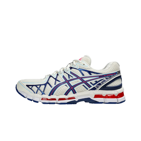 ASICS Gel-Kayano 20 Cream Blue Red