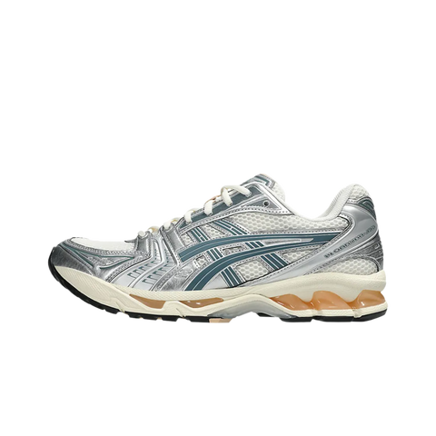 ASICS Gel-Kayano 14 Birch Pure Silver Teal Gold