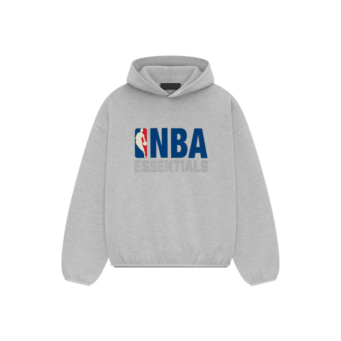 Fear of God Essentials x NBA Hoodie FW24 'Light Heather'
