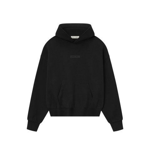 Fear of God Essentials Classic Fleece Hoodie Jet Black