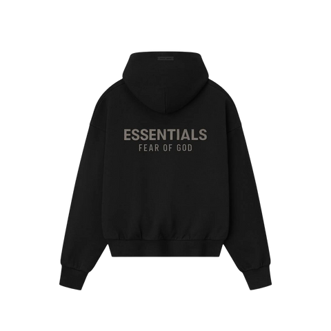 Fear of God Essentials Classic Fleece Hoodie Jet Black