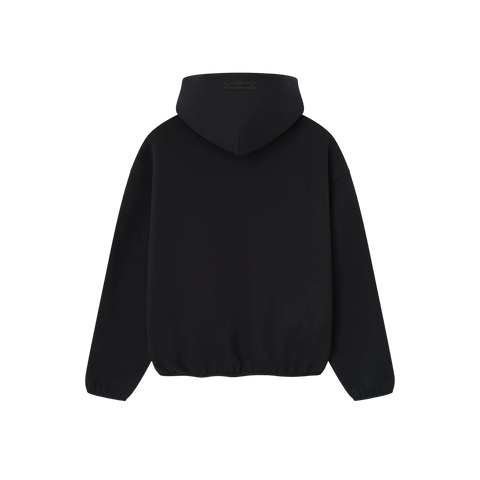 Fear of God Essentials Modern Fit Fleece Hoodie Jet Black
