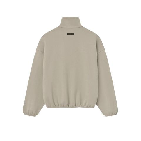 Fear of God Essentials Modern Fleece Piping Track Jacket (FW25) Timber/Cloud White