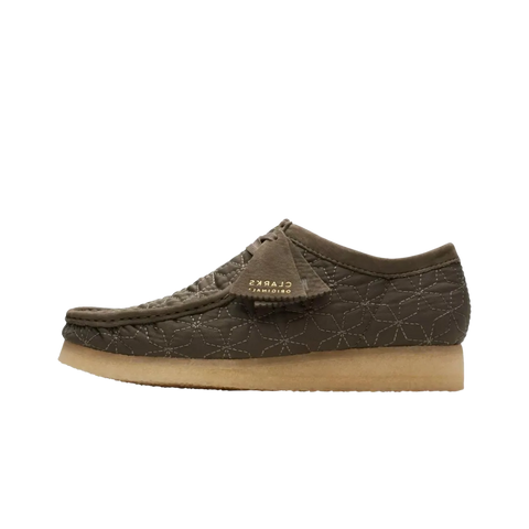 CLARKS WALLABEE Olive Combination