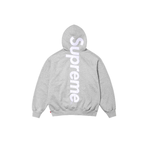 Supreme Appliqué Hooded Sweatshirt Heather Grey