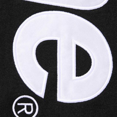 Supreme Appliqué Hooded Sweatshirt Black