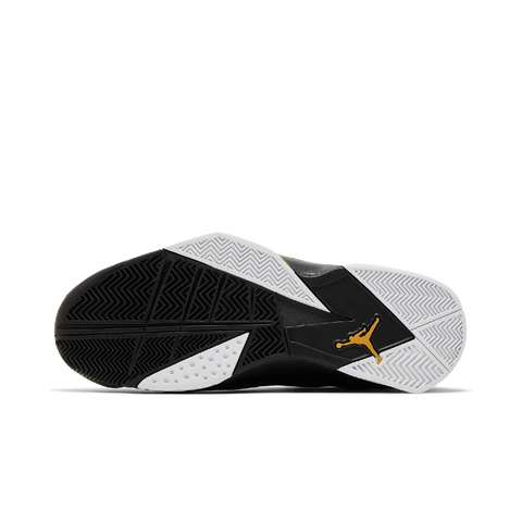 Jordan True Flight Black White Metallic Gold