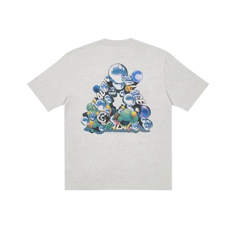 Palace Bubbling Tee Grey Marl