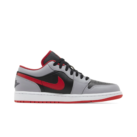 Jordan 1 Low Black Light Smoke Grey Gym Red