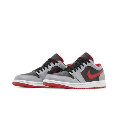 Jordan 1 Low Black Light Smoke Grey Gym Red