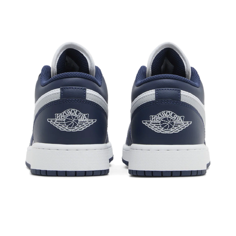 Jordan 1 Low Midnight Navy Wolf Grey (GS)