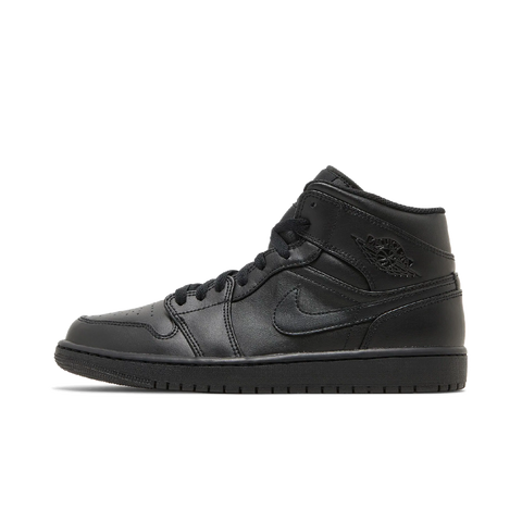 Jordan 1 Mid Triple Black