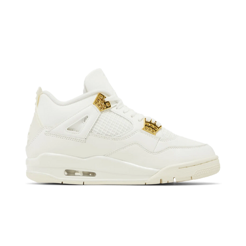 Jordan 4 Retro Metallic Gold (Women's)