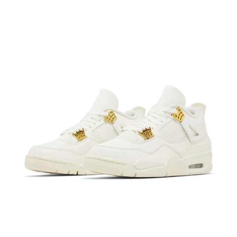 Jordan 4 Retro Metallic Gold (Women's)
