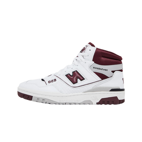 New Balance 650 White Burgundy Raincloud