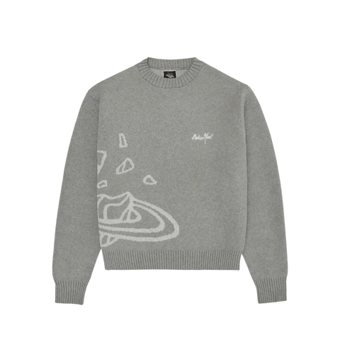 Broken Planet Knit Sweater Heather Grey