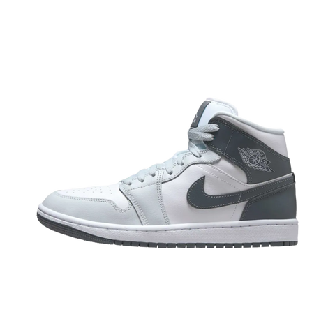 Jordan 1 Mid White Smoke Grey (Women's)