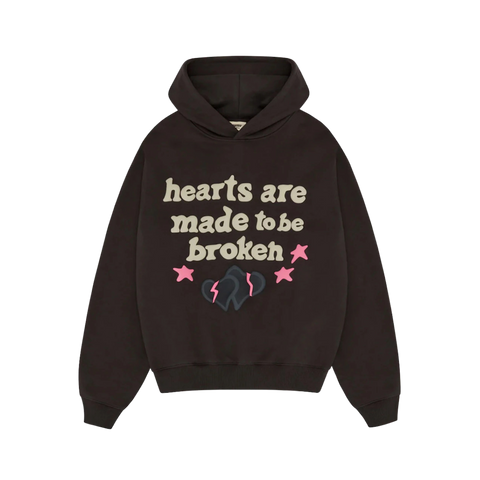 Broken Planet Hearts Are Made To Be Broken Hoodie Soot Black