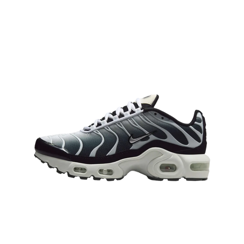 Nike Air Max Plus Black White Sail Metallic Cool Grey (GS)