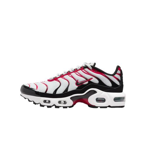 Nike Air Max Plus Pure Platinum Black White University Red (GS)