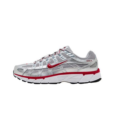 Nike P-6000 Metallic Silver Gym Red