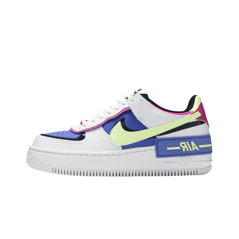Nike Air Force 1 Low Shadow White Sapphire Barely Volt (Women's)