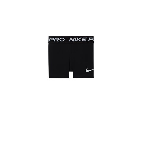 Nike Pro 3 Inch Kids Shorts Black/Black/White