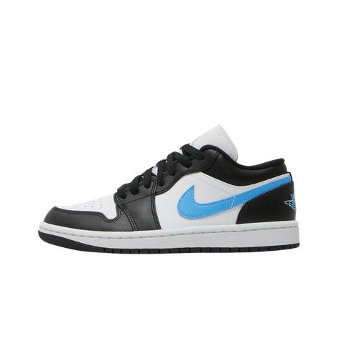 Jordan 1 Low Black University Blue White (Women's)