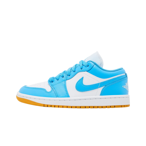 Jordan 1 Low White Gum Light Brown Dark Powder Blue (Women's)