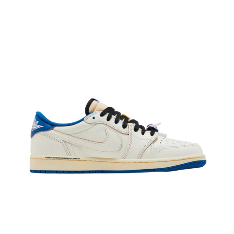 Jordan 1 Retro Low OG SP Fragment x Travis Scott Sail Military Blue