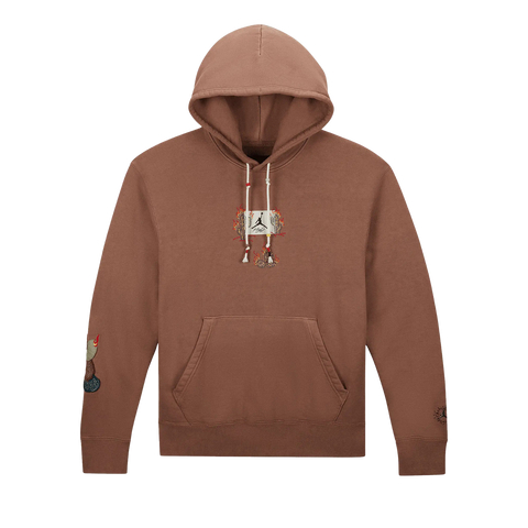 Travis Scott x Jordan Flight Graphic Hoodie Archaeo Brown