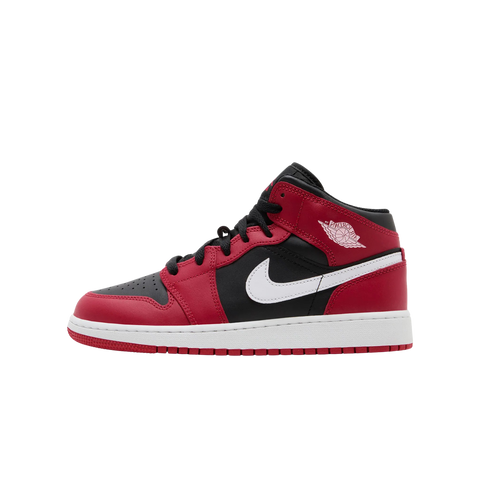 Jordan 1 Mid Gym Red Black White (GS)
