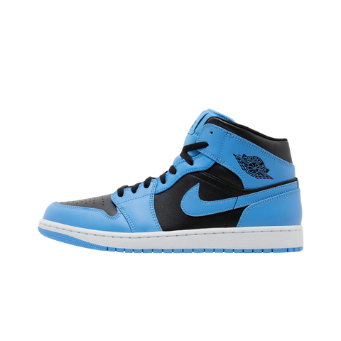 Jordan 1 Mid University Blue Black