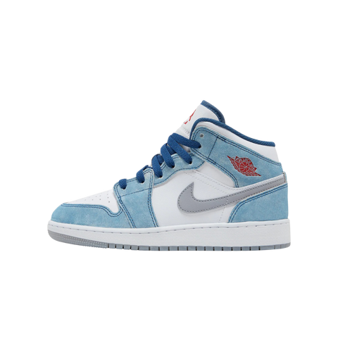 Jordan 1 Mid SE French Blue Light Steel (GS)