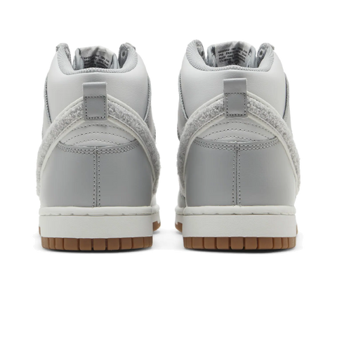 Nike Dunk High University Chenille Swoosh Light Smoke Grey