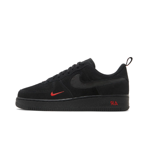 Nike Air Force 1 Low Multi-Swoosh Black Crimson