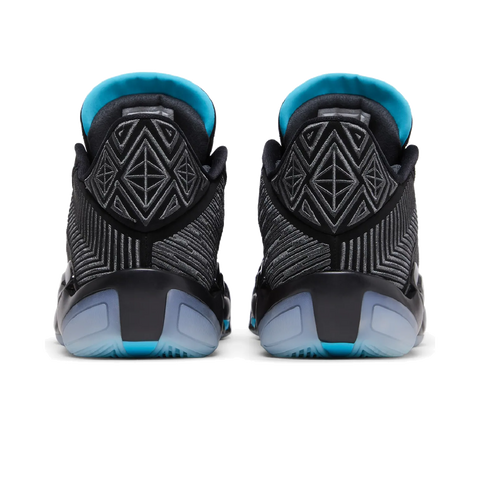 Jordan 38 Low Black Gamma Blue (Translucent Sole)
