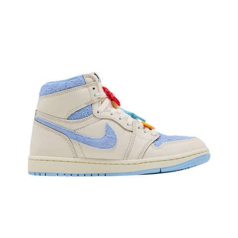 Jordan 1 Retro High OG Pale Ivory Psychic Blue (Women's)