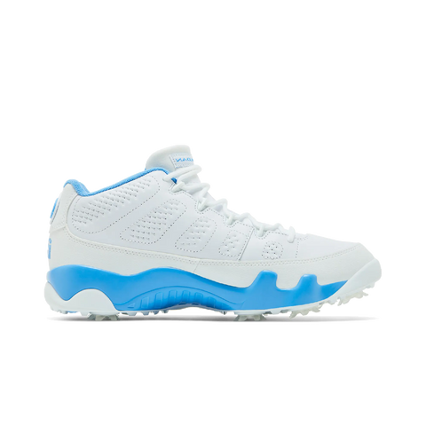 Jordan 9 Retro Low Golf White University Blue