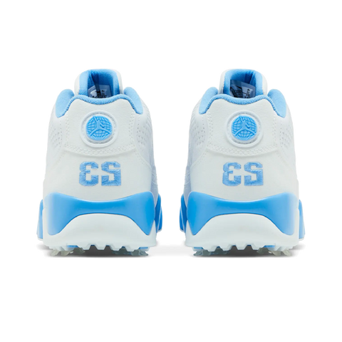 Jordan 9 Retro Low Golf White University Blue
