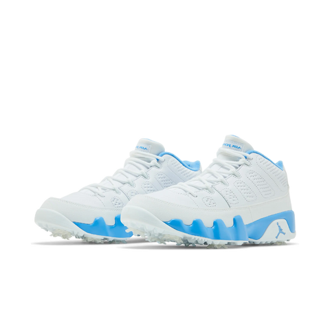 Jordan 9 Retro Low Golf White University Blue