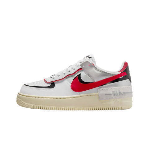 Nike Air Force 1 Low Shadow White Silver Gym Red (Women's)