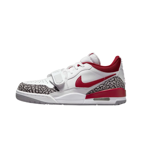 Jordan Legacy 312 Low White Cement Gym Red (Women's)