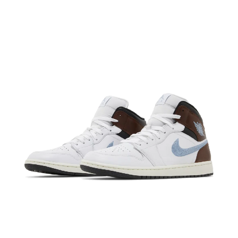 Jordan 1 Mid SE Brown Blue Grey